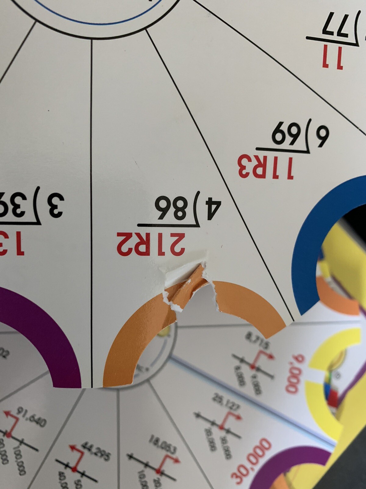 Lot 6 Learning Palette Mathematics Level 4 Packets 72 Cards, 2 Bases Center Kit