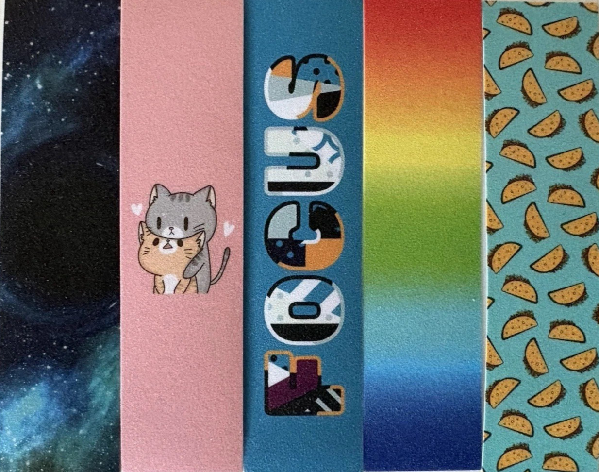 Calming Textured Strips Adhesives Calm Sensory Stickers Set Of 10-2 of each
