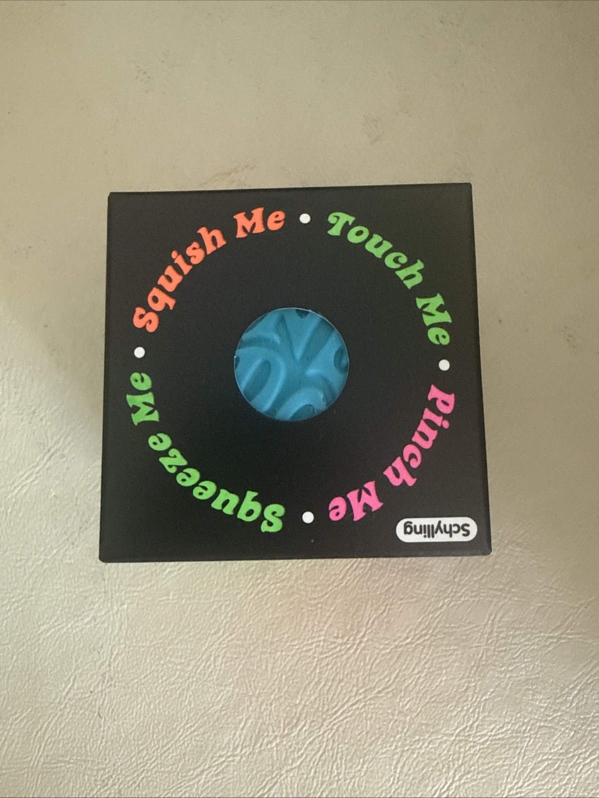 BLUE NeeDoh Groovy Glob Classic Nee Doh Squishy Stress Ball Globe 100% AUTHENTIC