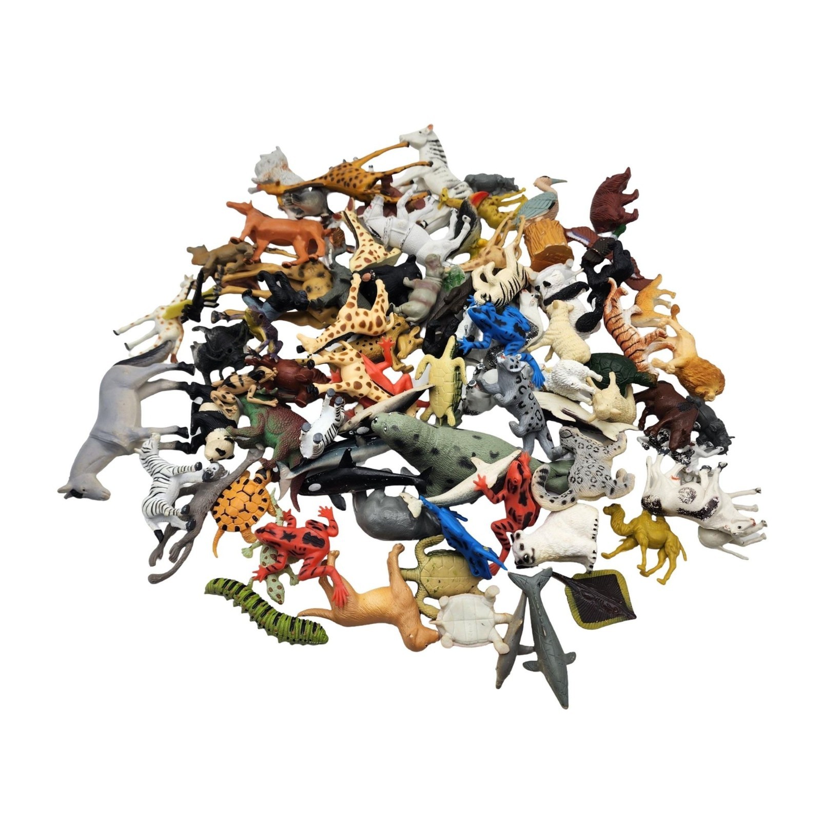 VTG Mixed Lot of Plastic PVC Toy Miniature Animals Safari LTD K&M International