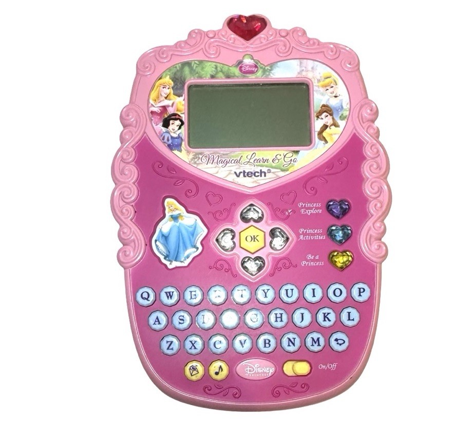 TESTED VTech Disney Princess Magical Learn & Go Educational Toy Pink Tablet Game