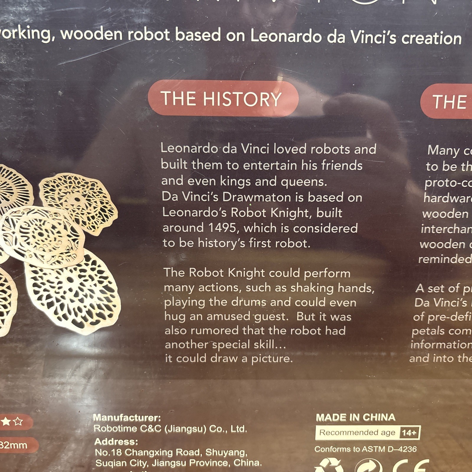 ROKR Da Vinci’s Drawmaton (The Gambler) Wooden Drawing Robot Automaton NEW