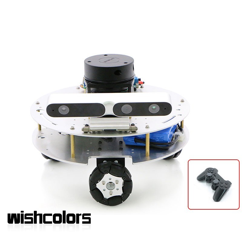Omni Wheel ROS Car Robotic Three-wheeled car ROS Master For Jetson Nano A02 4GB