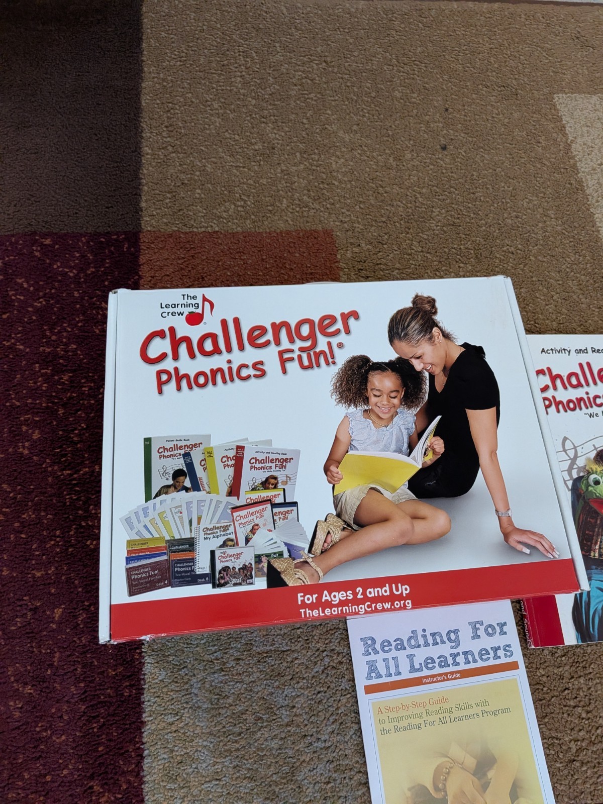 Challenger Phonics Fun Age 2+ Early Reading Books DVDs CD Cards Almost Complete