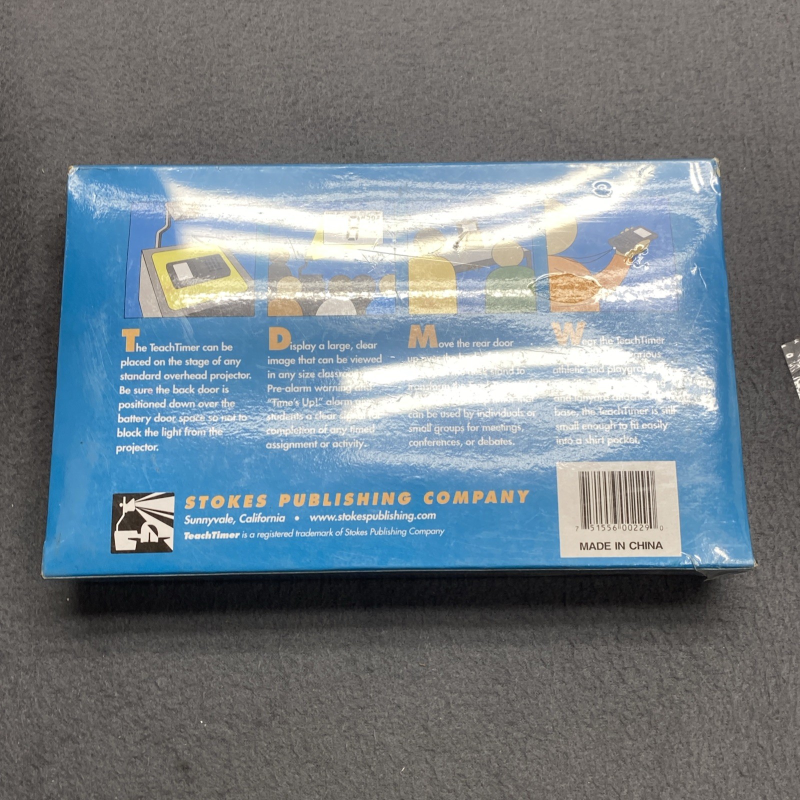 Teach Timer 229 Overhead Classroom Clock Timer New Sealed