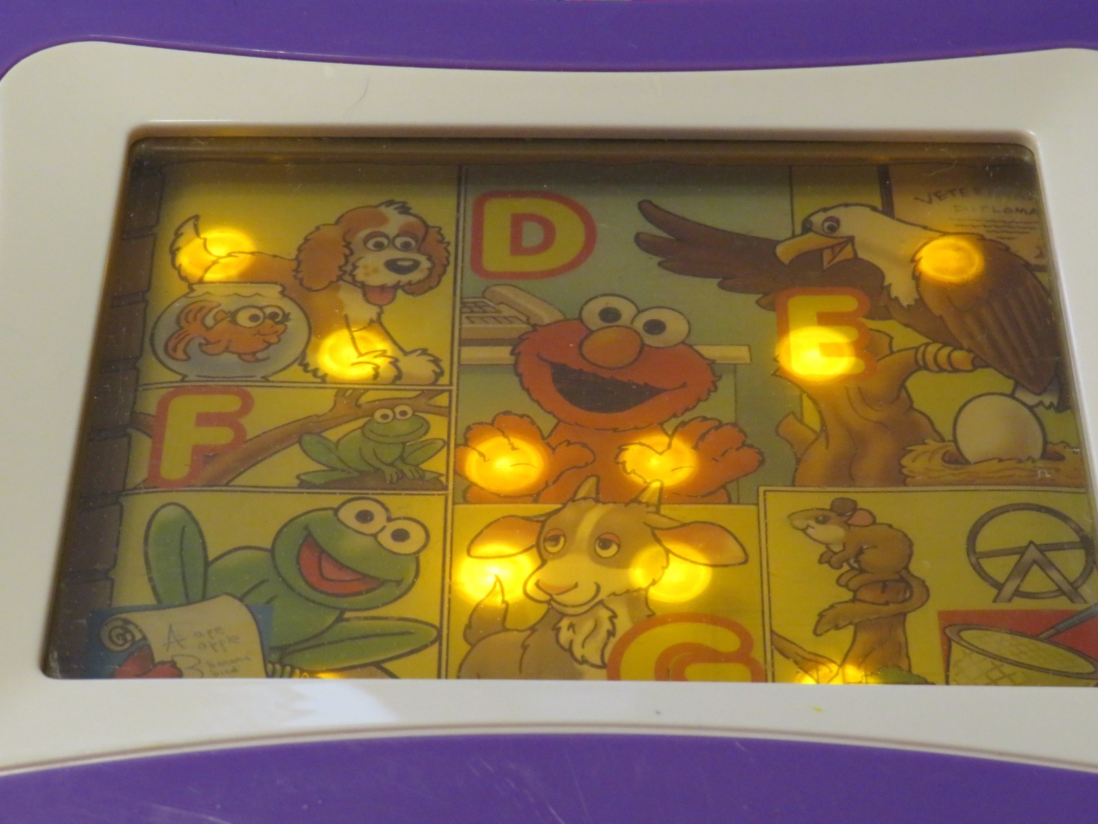 Mattel LEARN THROUGH MUSIC PLUS & 6 Cartridges DORA, BARNEY, SESAME STREET *READ
