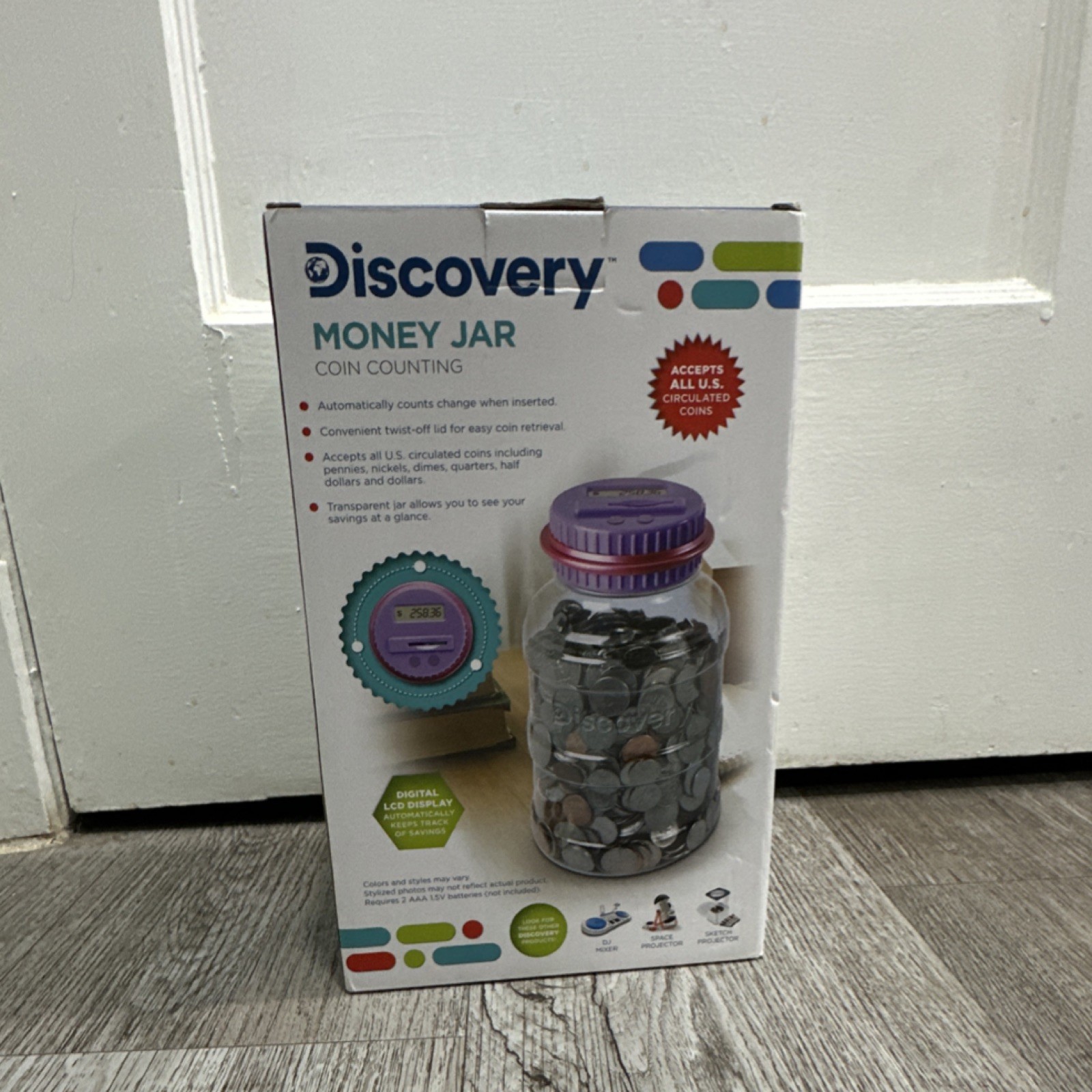 Discovery Money Jar Coin Counting Electronic Toy for Ages 8-11 Years