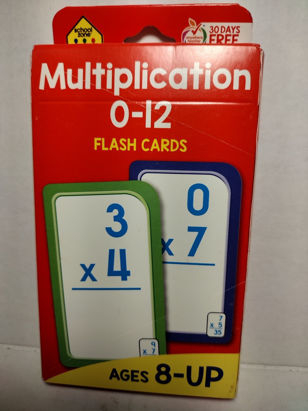Alphabet Addition Sight Words Multiplication Flash Cards Deck Home School Lot