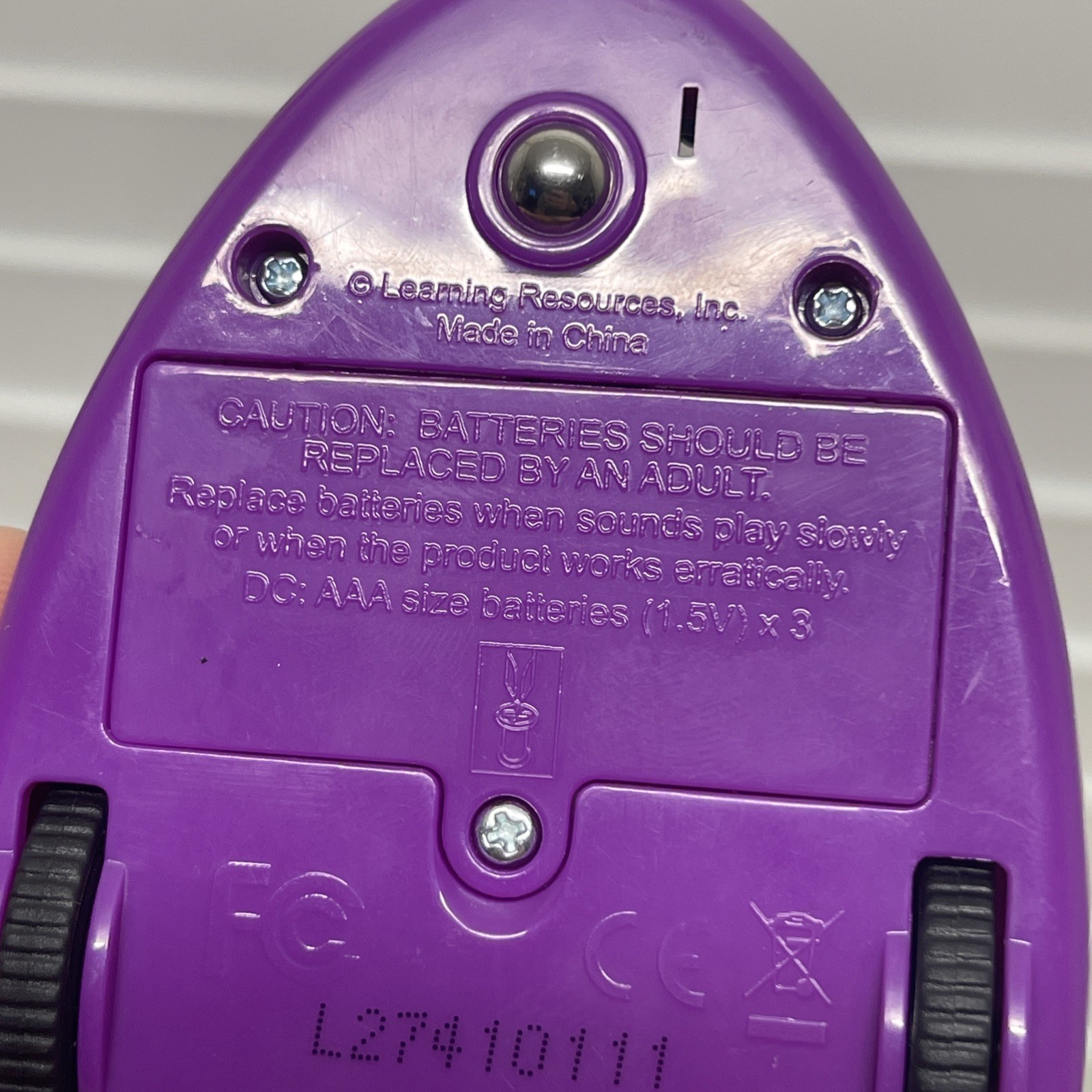 Learning Resources Code & Go Robot Mouse STEM Tested & Working Purple