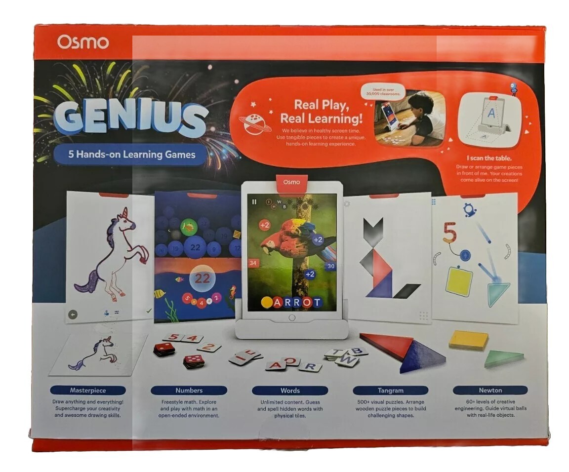 Osmo 901-00011 Genius Starter Kit Learning System (iPad Not Included)