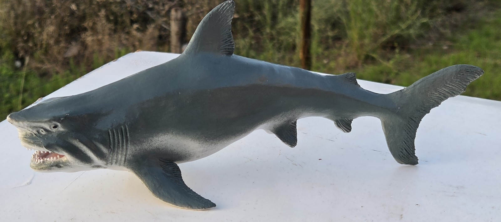Lot Of 5 Large Shark Figures 11″ Long