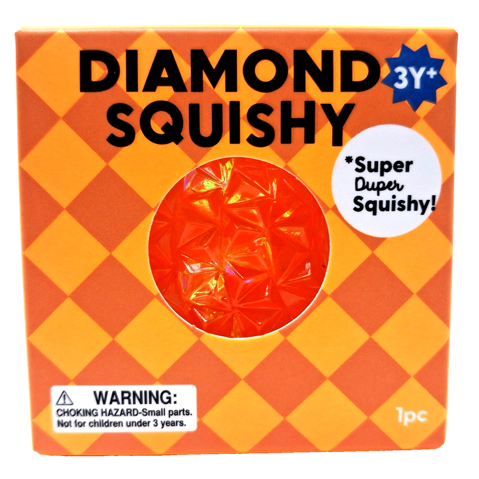 J’Adore Diamond Squishy Orb Sensory Fidget Toy Squeeze Target Exclusive Orange