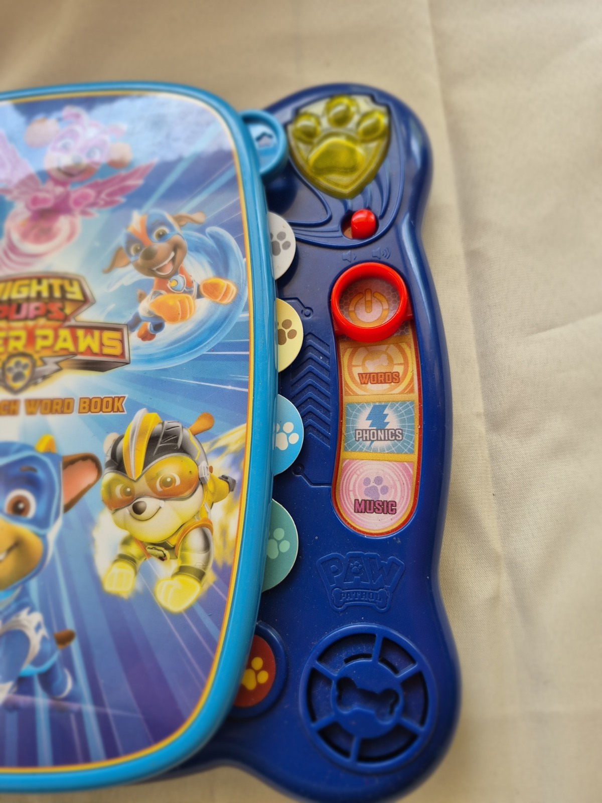 VTech Paw Patrol Mighty Pups Super Paws Touch & Teach Electronic Word Book Toy