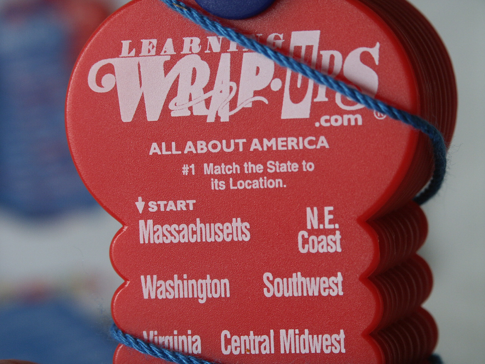 Usborne Learning Wrap-Ups All About America and States & Capitals Plus Map