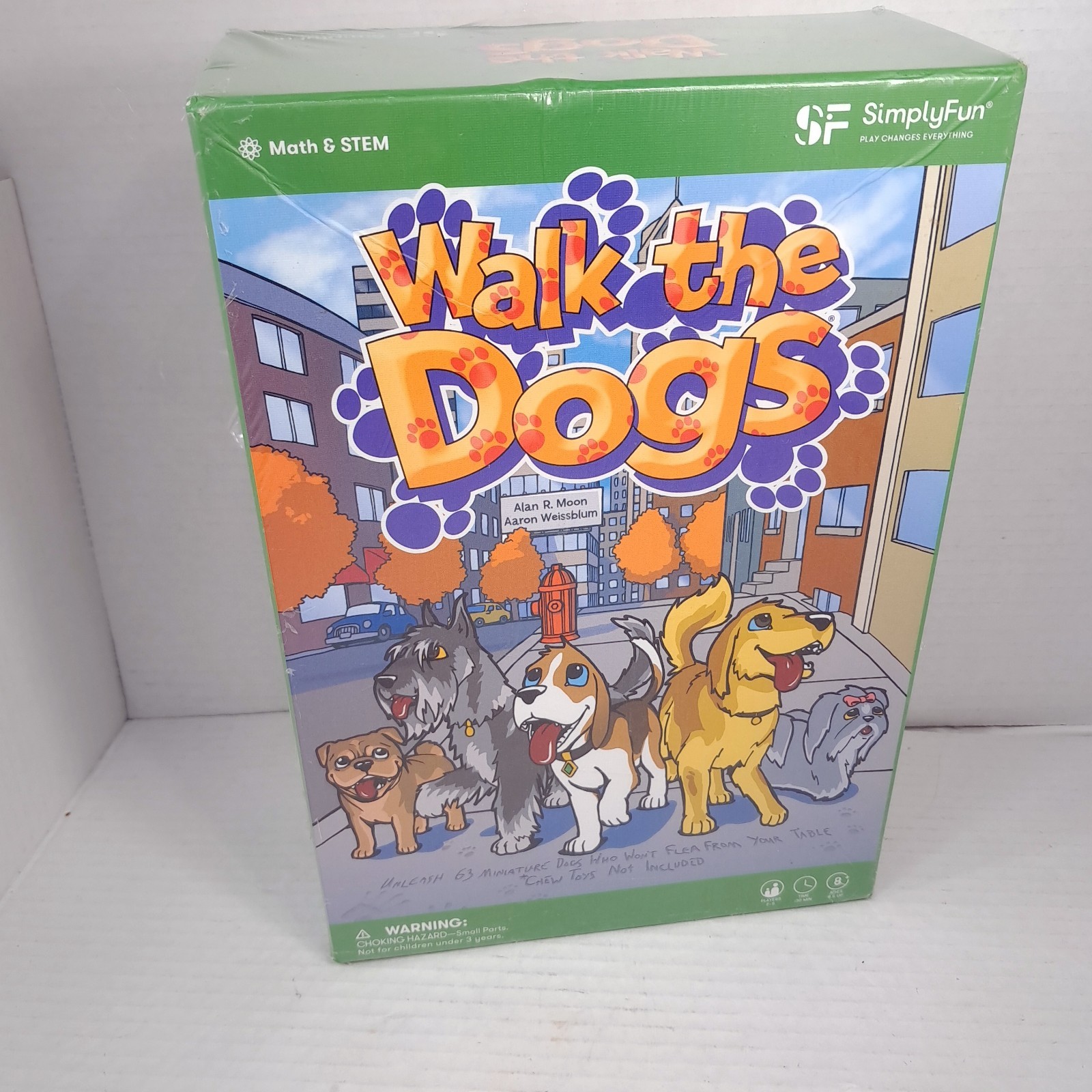 NEW SimplyFun Walk The Dogs Game Educational Math STEM Multiplication Strategy