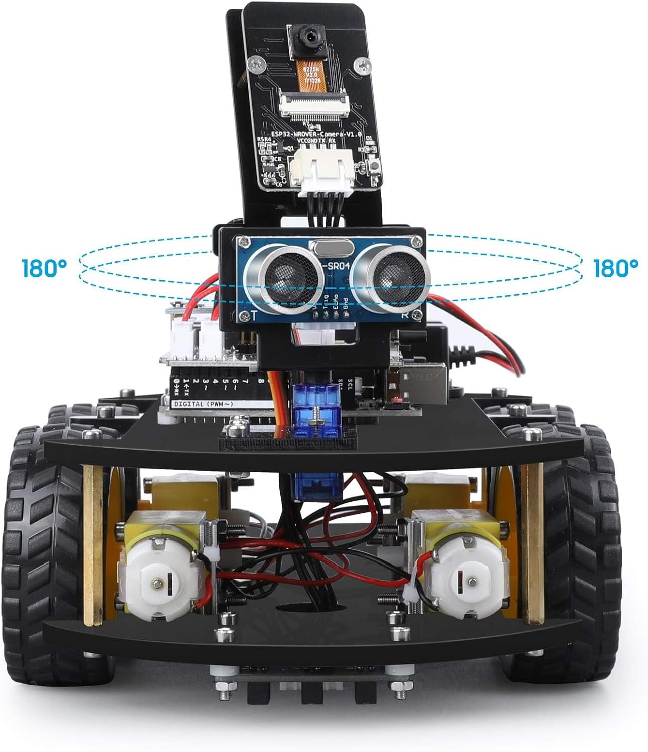 UNO R3 Smart Robot Car Kit V4 for Arduino Robotics for Kids Ages 8-12 12-16 STEM