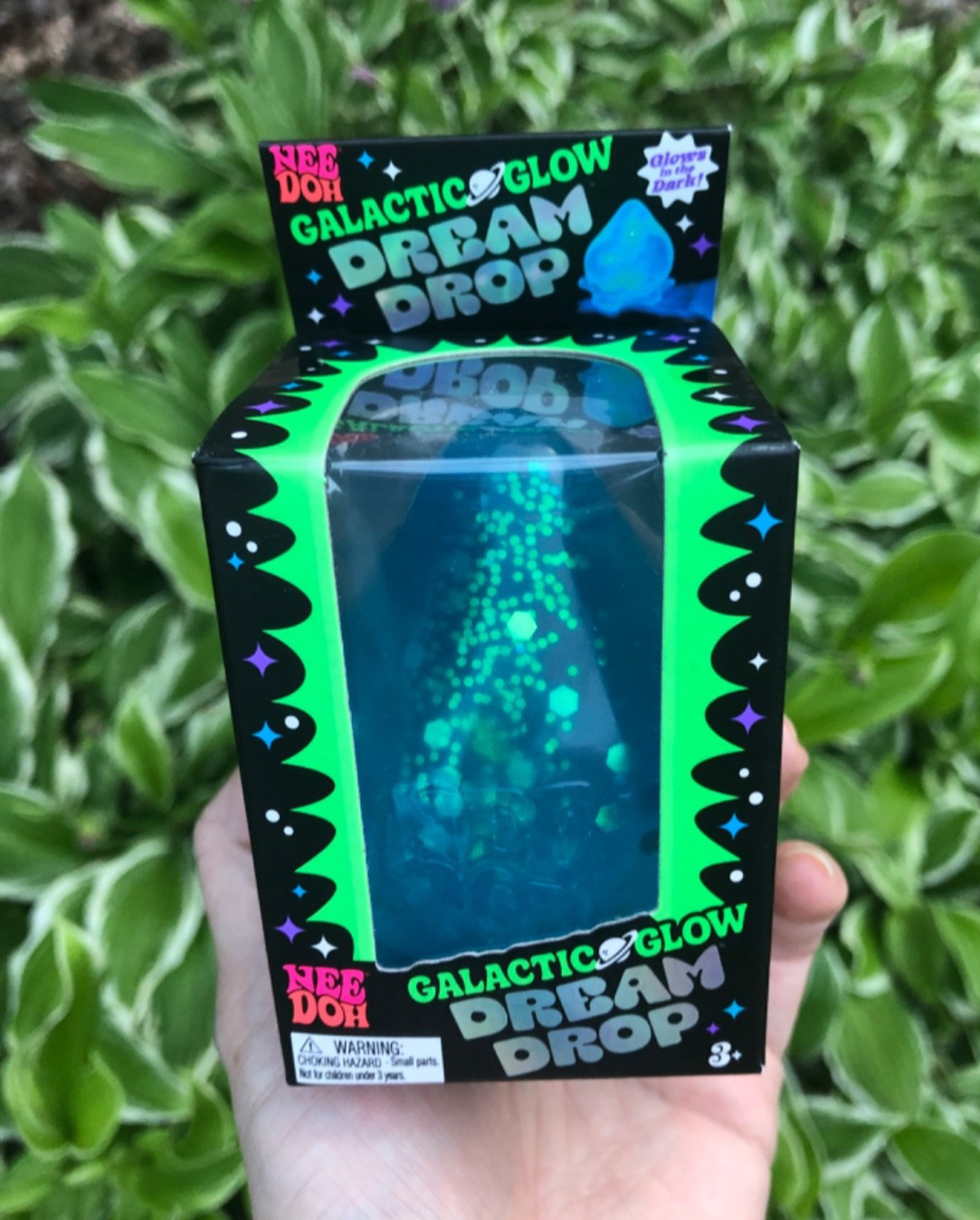 •AUTHENTIC• Two Galactic Glow Dream Drop NeeDoh’s By Shylling Green & Blue