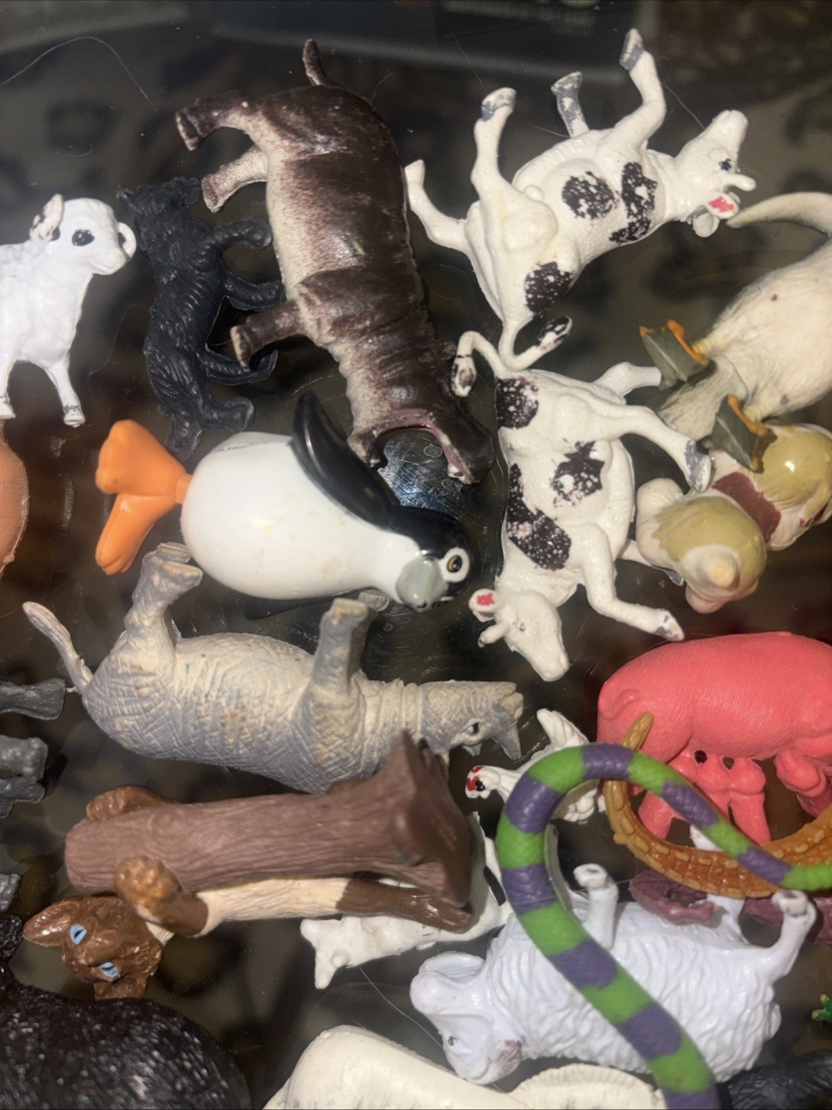 Lot Of Miniature Toy Plastic Animal Figures Dollhouse