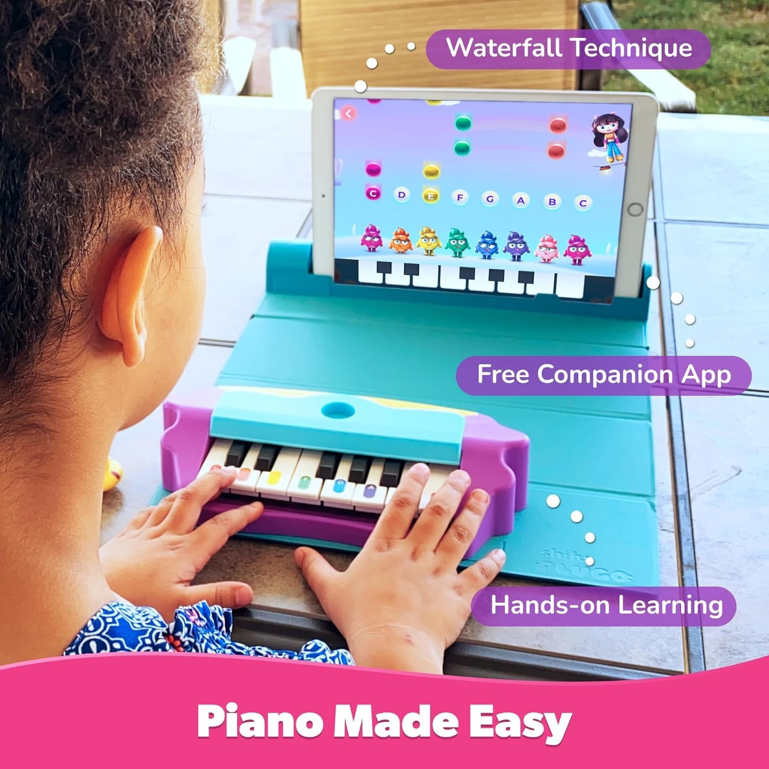 Plugo Tunes by PlayShifu (Kit+App): Interactive Piano Starter Kit for Ages 4-10