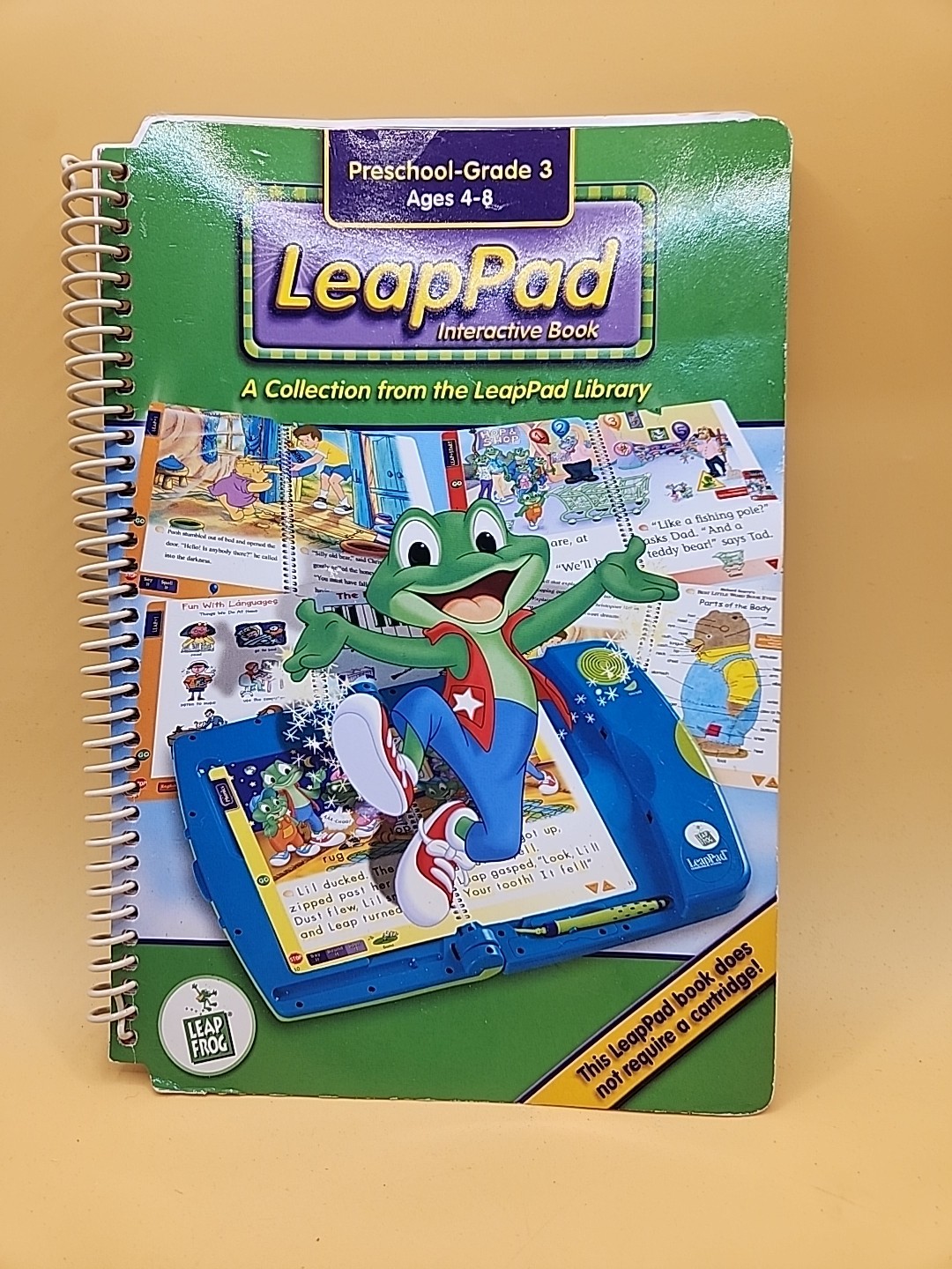 Leappad No Cartridge Needed Interactive Book Preschool – Grade 3: Ages 4 – 8