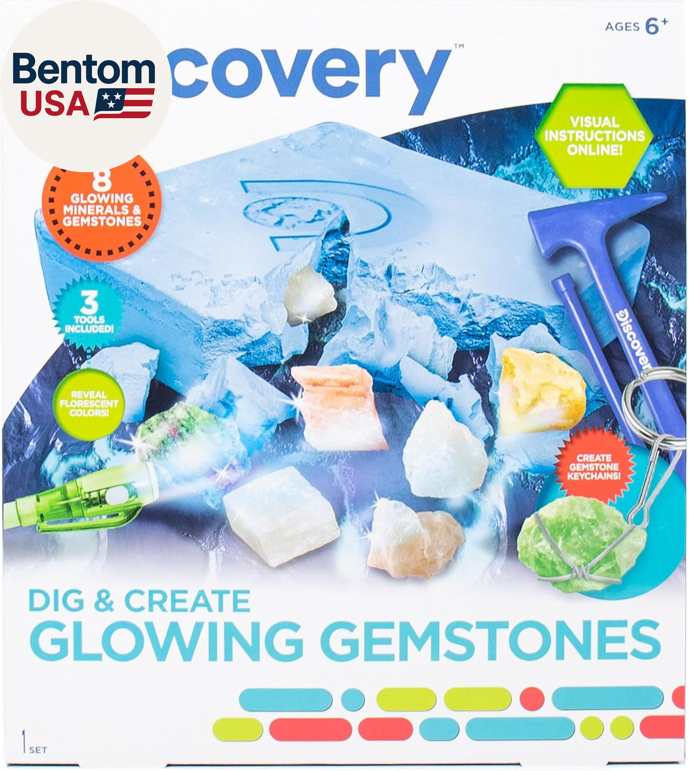 Discovery Crystal Growing Aquarium, At-Home STEM Kits for Kids Age 12 and Up, Cr