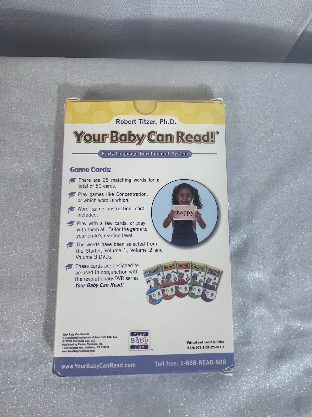 Your Baby Can Read Early Language Development System Word REVIEW & 50 Game Cards