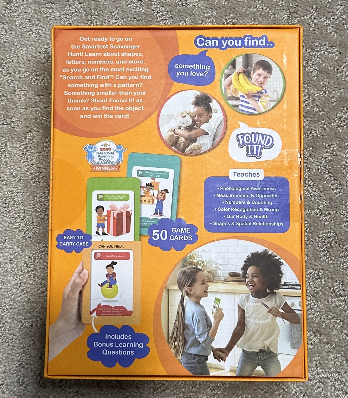 Skillmatics Card Game Found It! Indoor Edition NEW in Package Sealed Educational