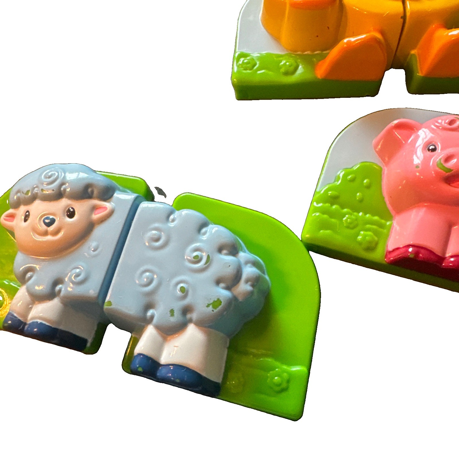 Vintage 2007 LeapFrog Fridge Farm Magnetic Animal Set Barn Toy Complete Tested