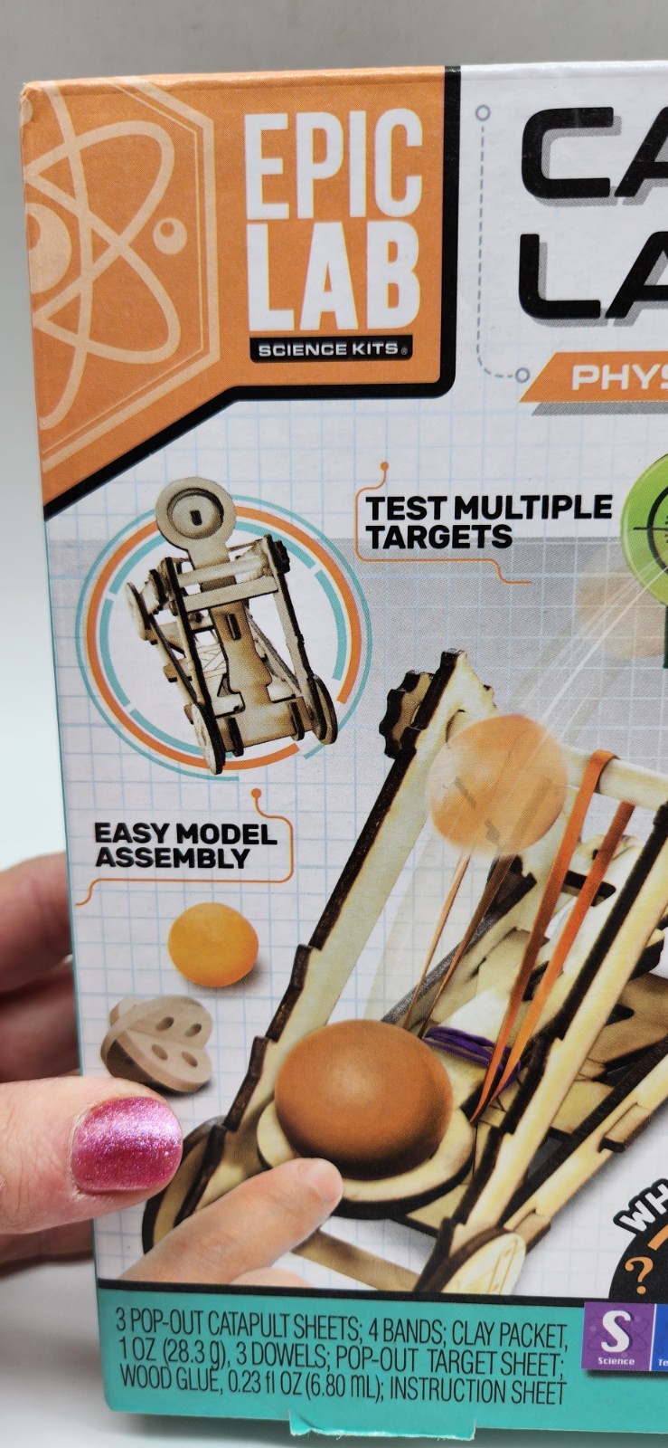 Epic Lab Science Kits Physics & Mechanics Kit Catapult Launch 2021 Brand New