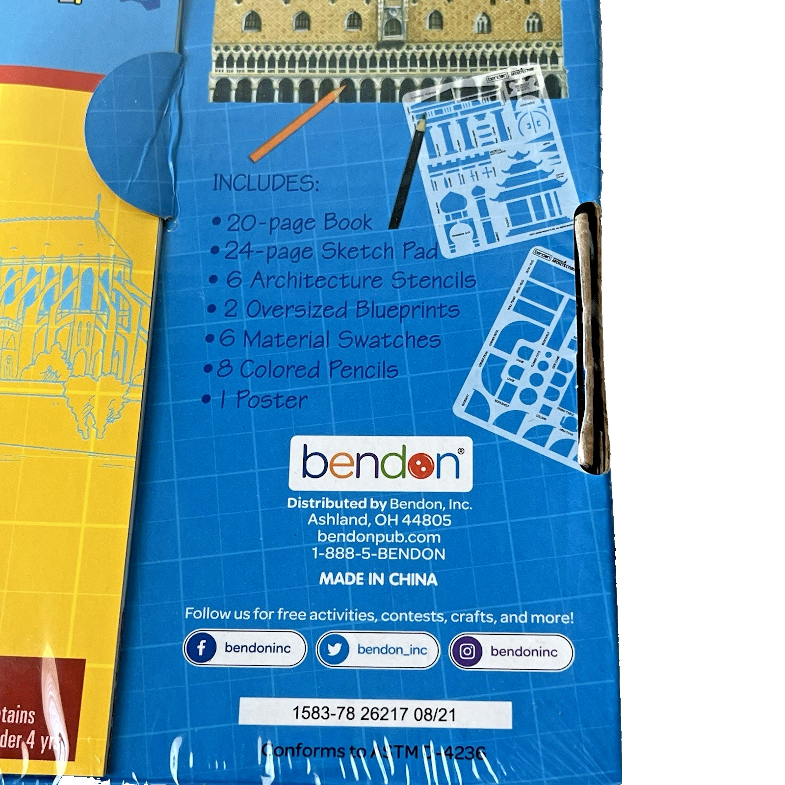 Introduction 2 Architecture Creativity Set & Book 5-16 yrs by Bendon SEALED NEW