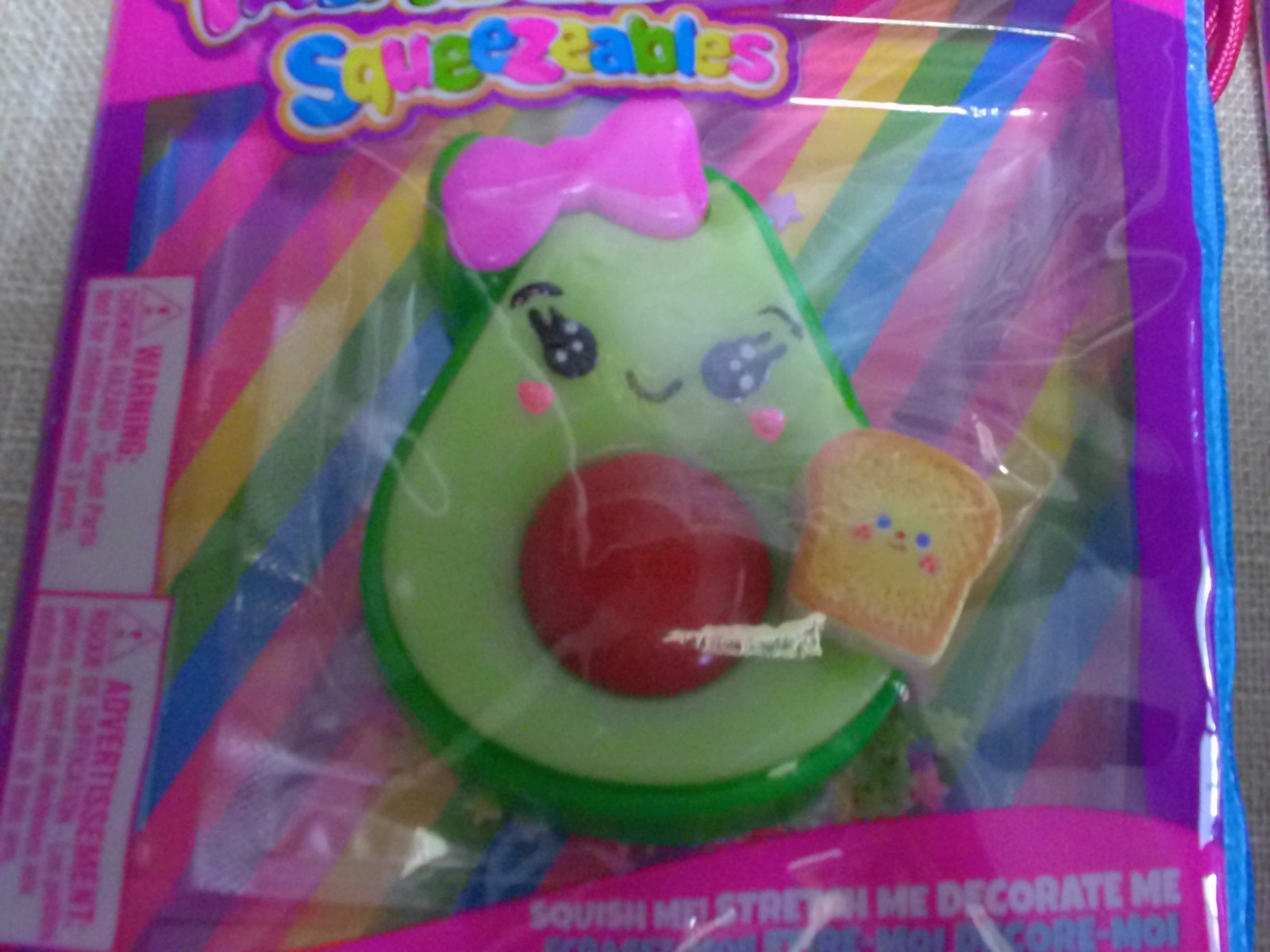 2 Taba Jelly Squeezeables Squishy, SCENTED Squeeze Toy