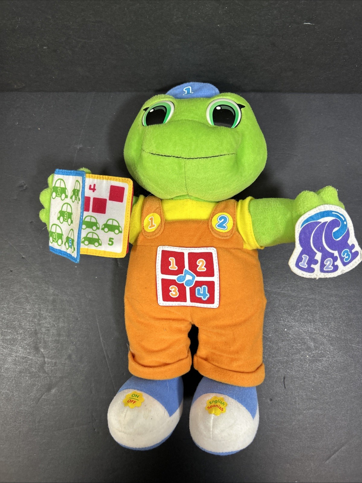 Vintage Baby Tad Leap Frog Hug & Learn Plush Talks And Sings Interactive WORKS