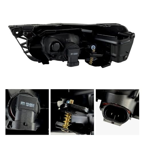 Fog Lights Compatible With 2009 2010 2011 Civic Sedan Front Bumper 09-11 civic