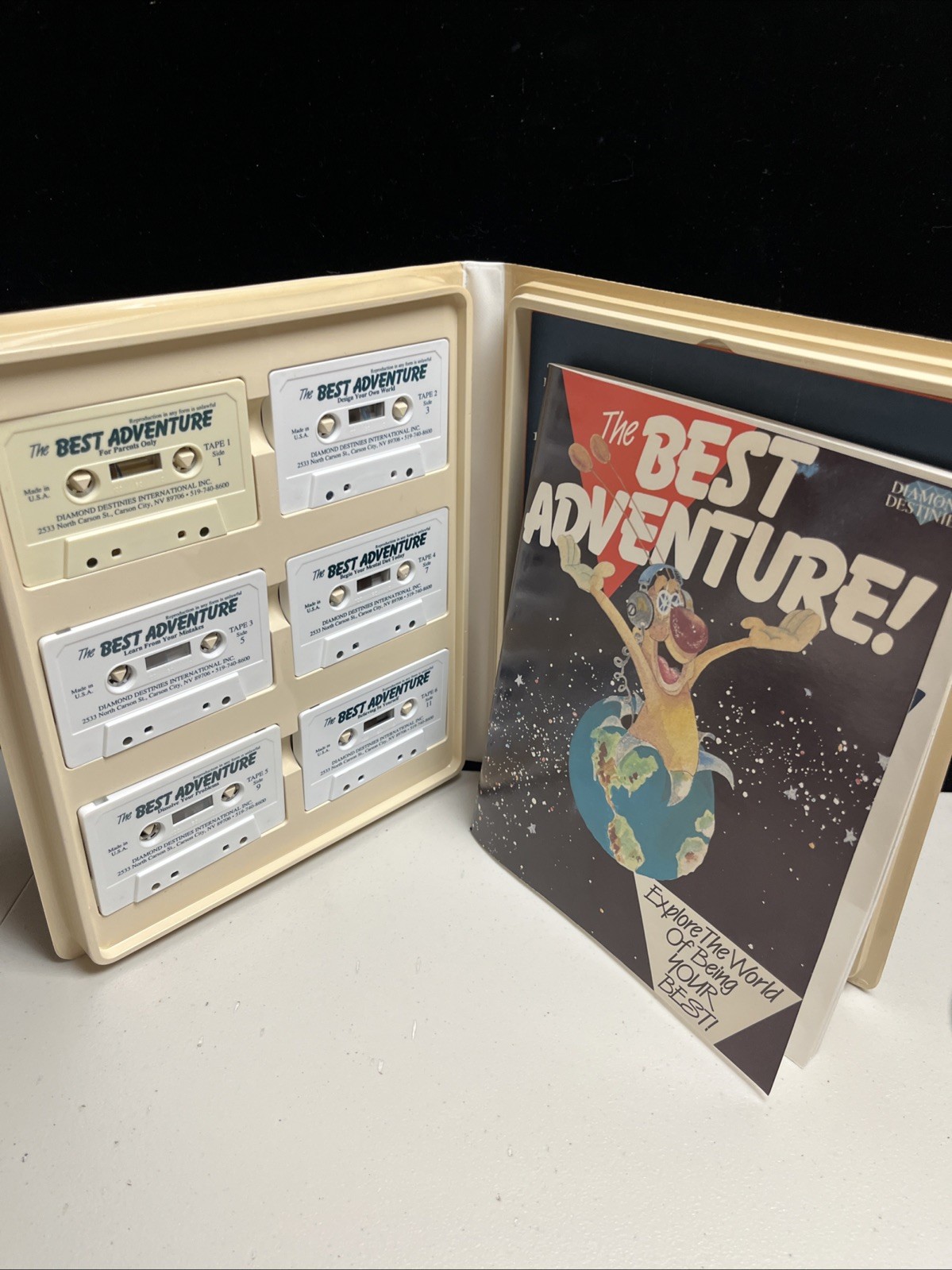 Vintage Cassette Learning Workbook diamond destinies the best adventure