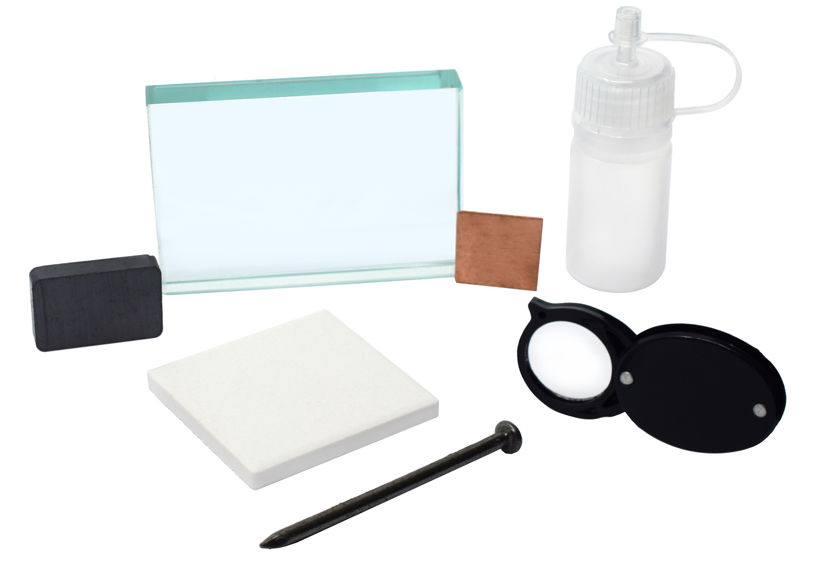 Mineral ID Kit – 7 Pieces – Perfect for Budding Geologists – Eisco Labs