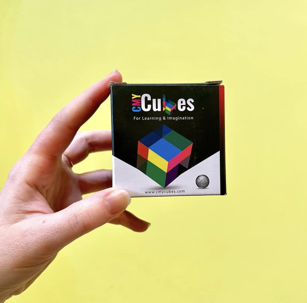 CMY Cubes Mini (30mm) – Cyan, Magenta & Yellow Cube – Optical Color Cube – Te…