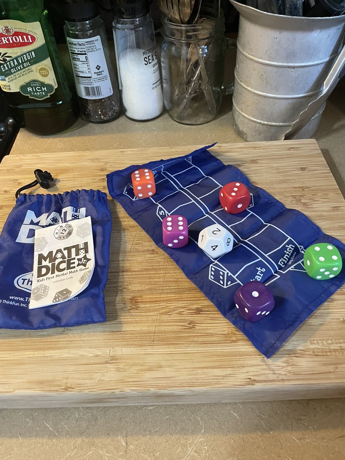 Think Fun Math Dice Junior Game for Boys and Girls Age 6 and Up