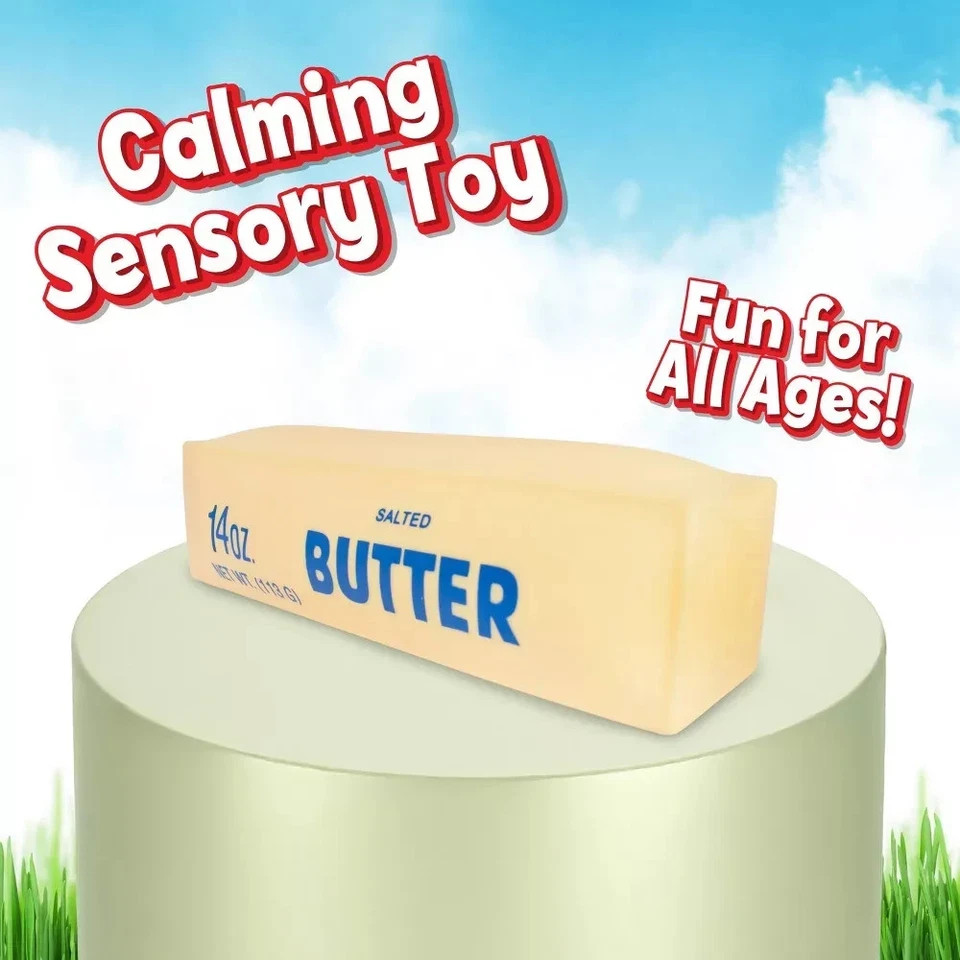 2pack Sunny Days Squeezy Butter – Tiktok Viral Sensory Stress Relief Squeeze Toy