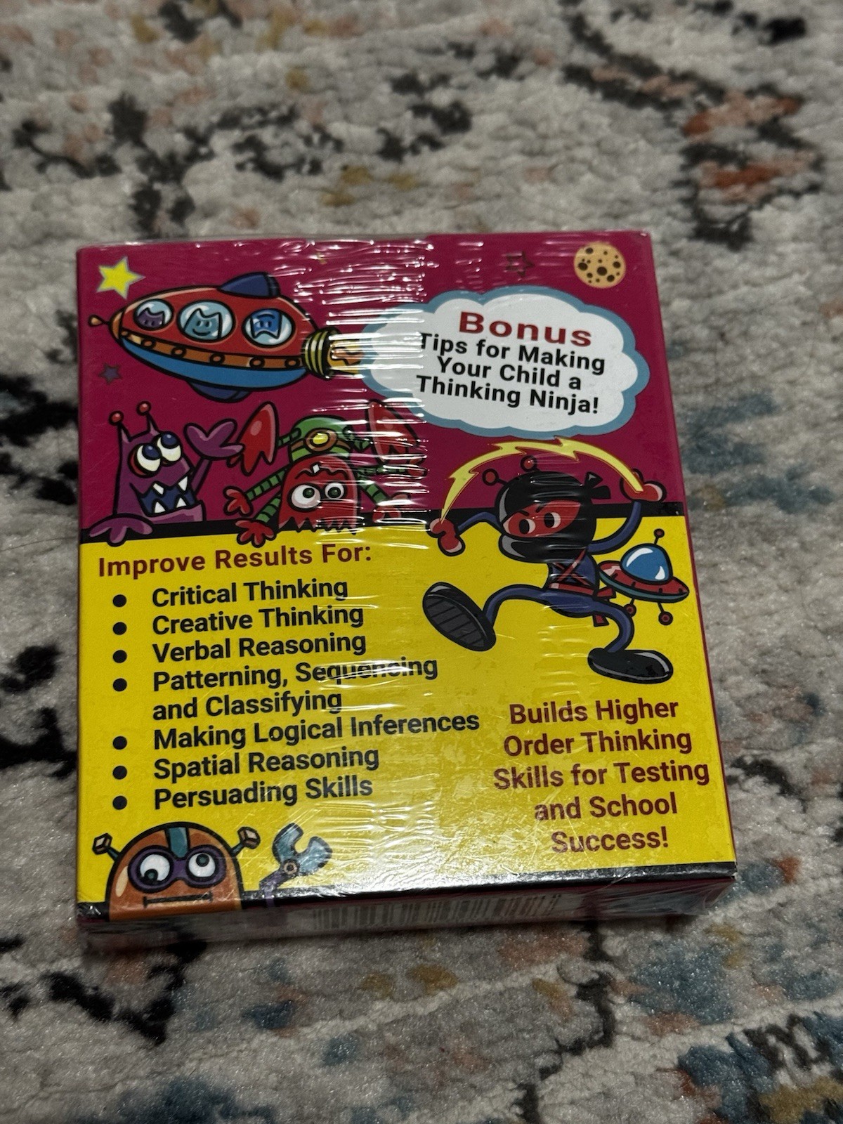 Gifted Learning Flash Cards Thinking Problem Solving PreK/Kinder TestingMom.com