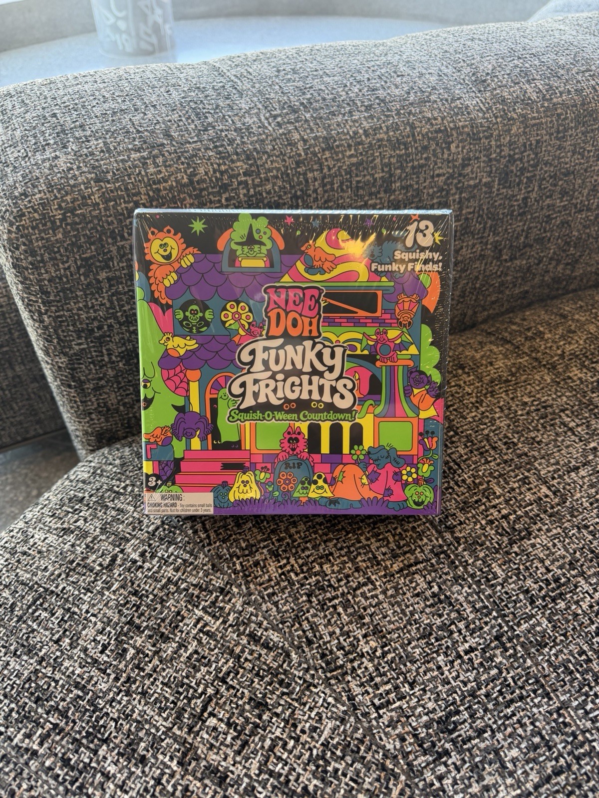 🔥👻 2026 NEW NeeDoh Funky Frights Squish-O-Ween Halloween Advent Calendar. 👻🔥
