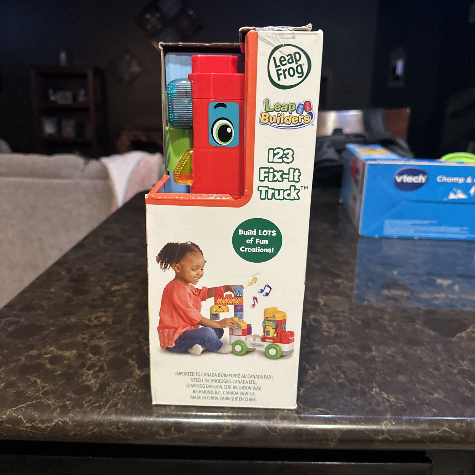 LeapFrog LeapBuilders 123 FIX-IT TRUCK 100+ Phrases Sounds Blocks & Cubes *NEW*