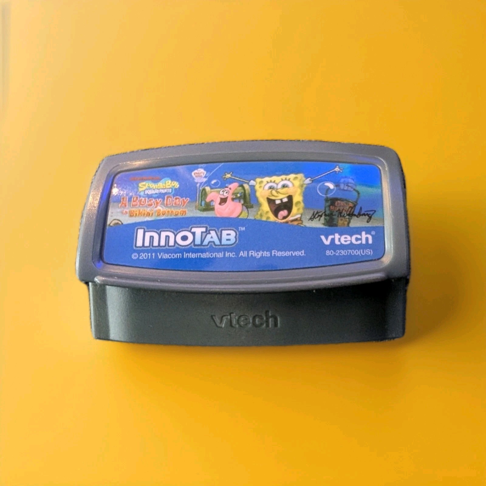 VTech InnoTab learning Tablet TESTED Bundle w/ Case SpongeBob game 4GB SD card