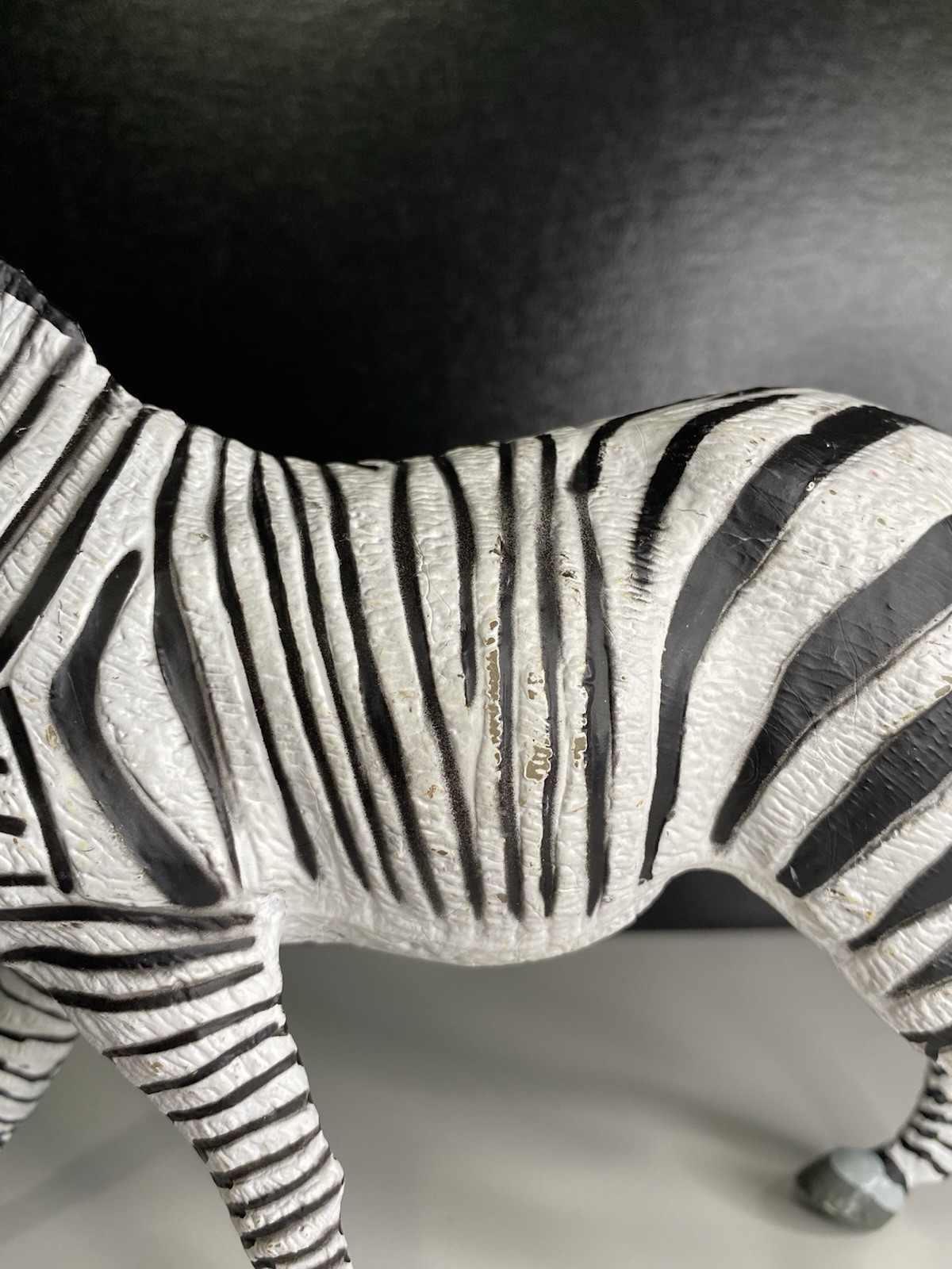 Safari Ltd. Vintage 1993 Zebra Figures Figurine Toy Realistic 7 Inch Animal Vtg