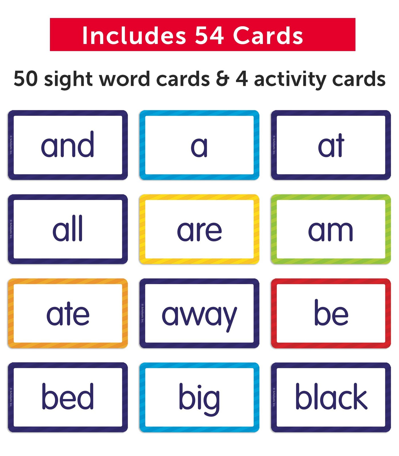 Scholastic Flash Cards: Sight Words Medium