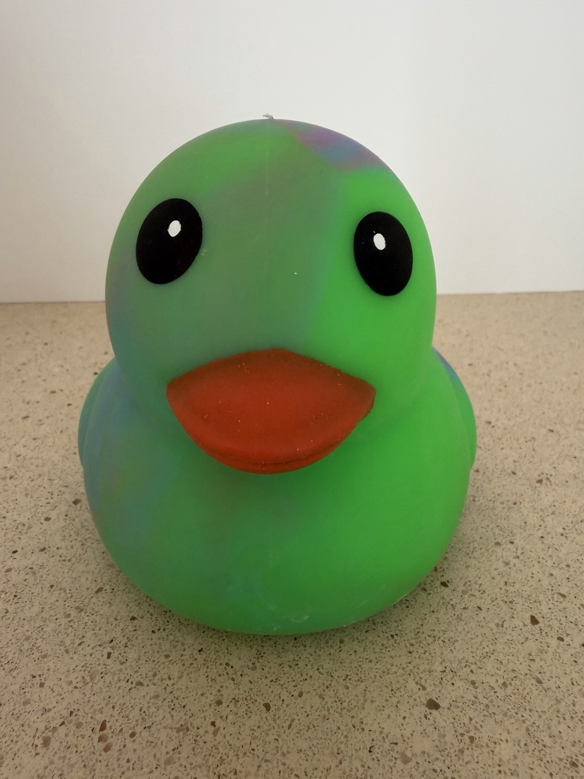 New TikTok Viral Squeeezy Jumbo Squishy Duck Tie-Dye Sensory Toy