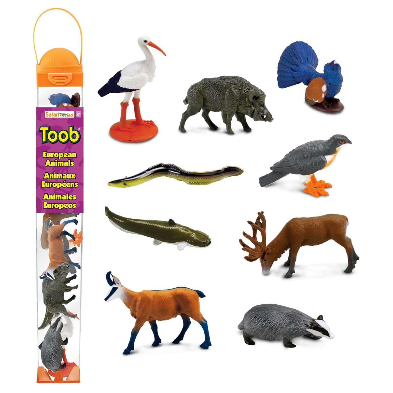 Safari Ltd European Animals Mini Figure Toob NEW IN STOCK