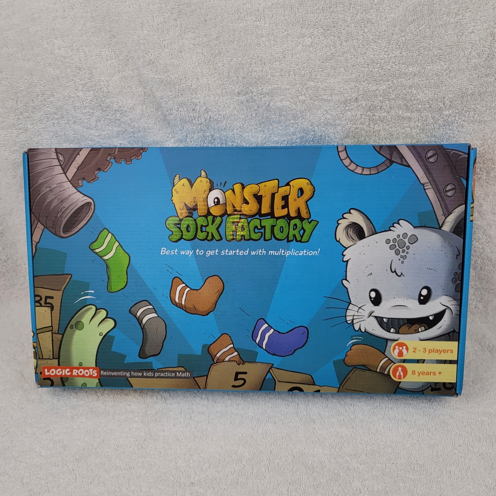 Monster Sock Factory Logic Roots Multiplication Learning Math Game Used Complete