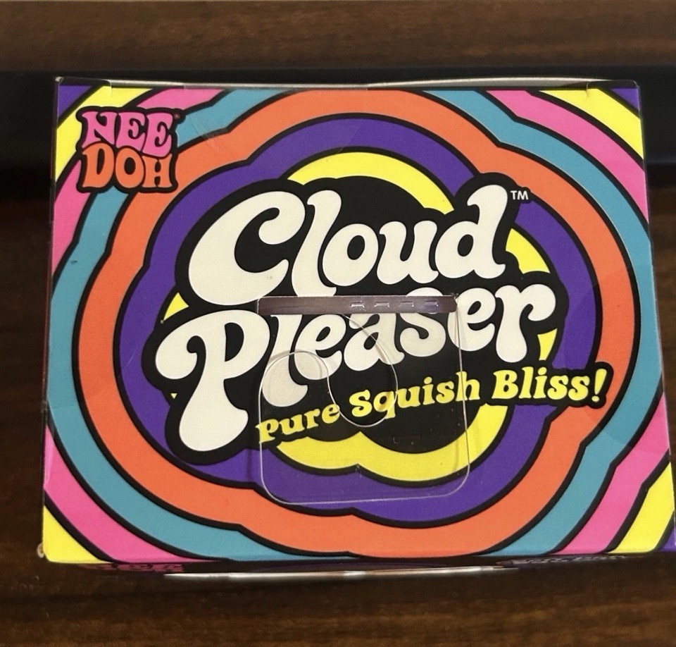 Nee Doh Cloud Pleaser Squishy, Purple, Rare, Authentic, Brand New-Unopened