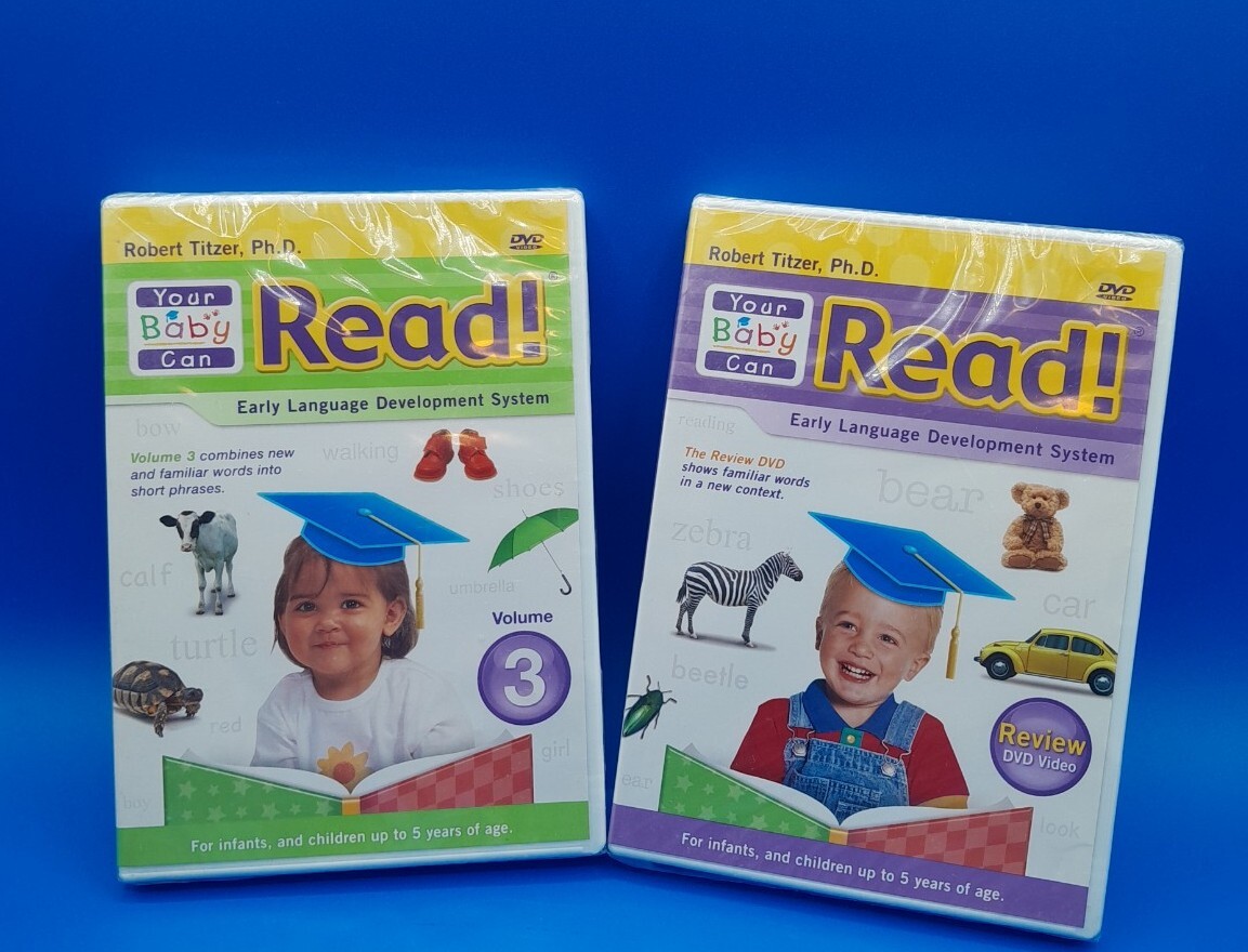 Your Baby Can Read! Volume 3 DVD Plus Review DVD New Sealed Robert Titzer Learn
