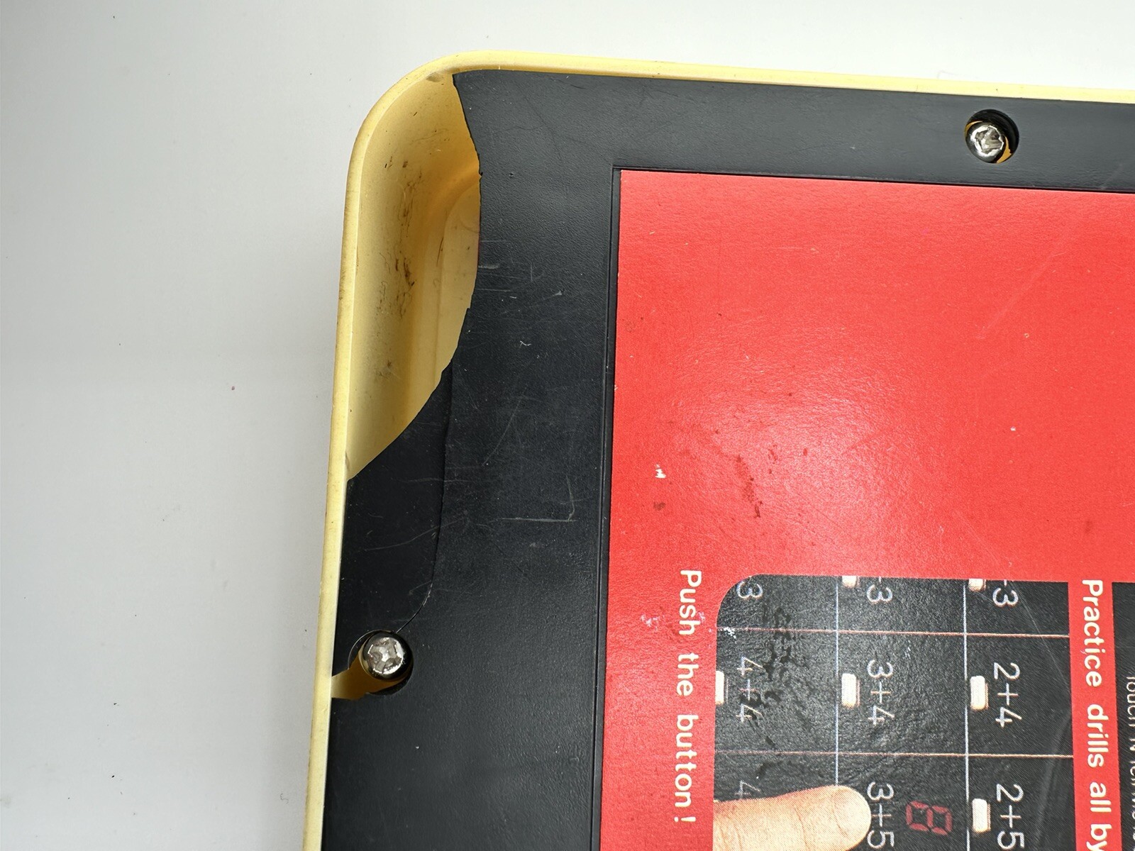 Vtg Touch ‘N Tell Me Math Addition & Subtraction Press and See Board Toy 1985